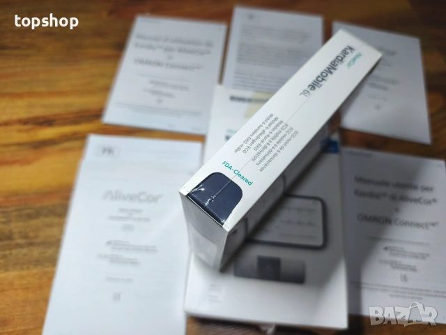 Чисто нов фабрично запечатан в целофан 6-канален ЕКГ апарат AliveCor KardiaMobile 6L  , снимка 9 - Уреди за диагностика - 55236944