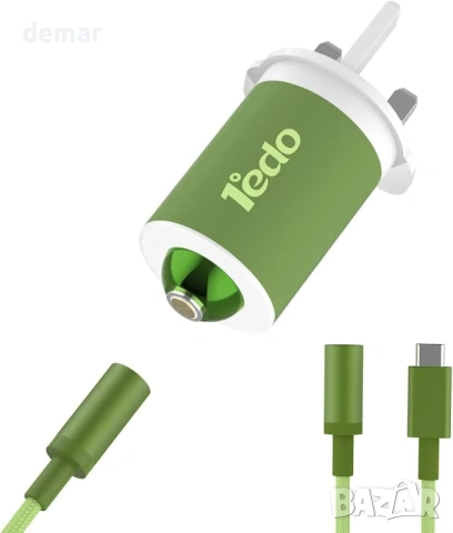 Зарядно устройство 30W GaN бързо зареждане с магнитен към C конектор