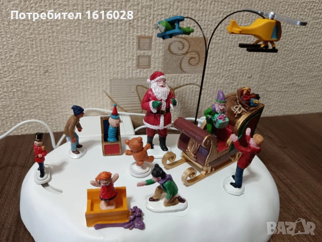 Lemax Коледна украса - Разтоварване на  Коледната шейна., снимка 8 - Други - 55003078