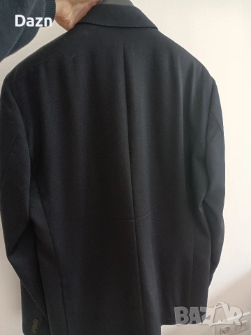 Чисто ново тъмно синьо двуредо сако Zara Origin, снимка 3 - Сака - 54878026