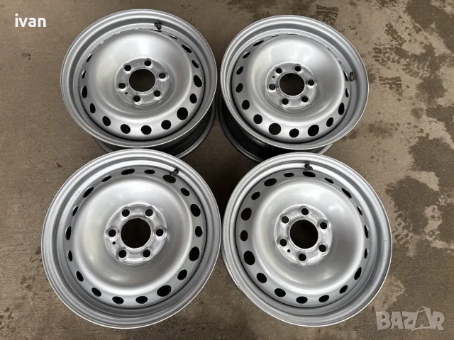 4 бр. чисто нови бусови железни джанти FORD 16 цола 6x120, централен отвор 74.5, 6,5J ET50