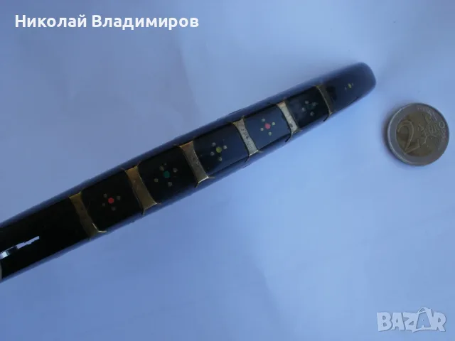 Сойка български голям 34 см. стар от рог джобен нож Габрово ножче, снимка 7 - Ножове - 55337254