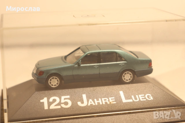 HERPA 1:87 H0 MERCEDES BENZ W 140 600 SEL МОДЕЛ КОЛИЧКА, снимка 6 - Колекции - 54396466