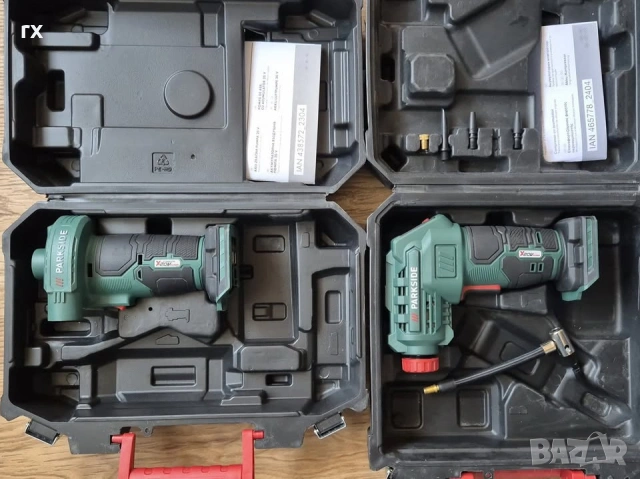 Parkside 20V – Акумулаторен компресор и Въздушна помпа (X20V Team)