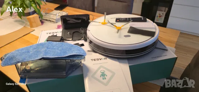Роботизирана прахосмукачка Tesvor M2, снимка 6 - Прахосмукачки - 55342006