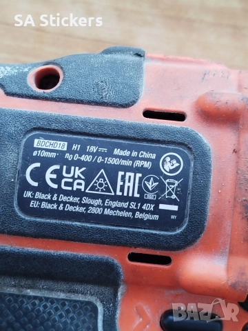 Black Decker за части винтоверт, снимка 2 - Винтоверти - 54098963