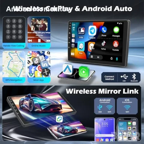 Мултимедия Hikity BMW E46 Android 15 9 инча 4 64 GB, снимка 4 - Аксесоари и консумативи - 55299727