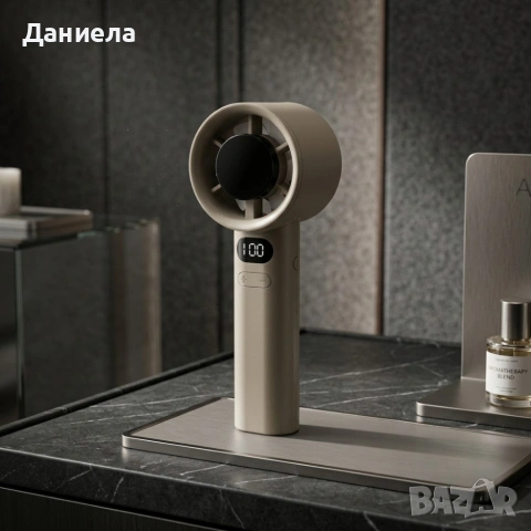 Турбо ръчен вентилатор M11 с 120 скорости, LED дисплей и USB презареждане, снимка 5 - Друга електроника - 55123328