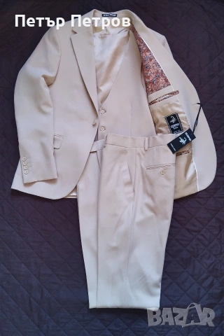 Мъжки костюм - 3 части, снимка 4 - Костюми - 54073900