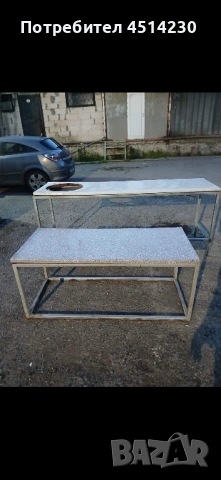 Професионални метални маси с плот – комплект или поотделно