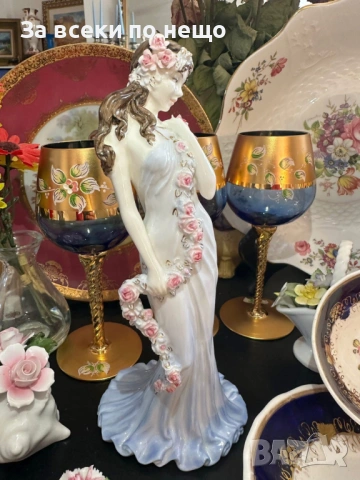 Coalport England 1991 limited edition number 4550/ 9500 “Sapphire” Код P2145, снимка 10 - Колекции - 54162230