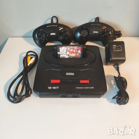 Конзола Sega Mega Drive 2 Пълен Комплект 