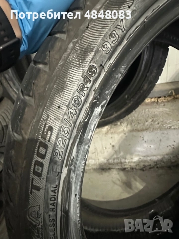 Bridgestone Turanza 225/40R19, снимка 3 - Гуми и джанти - 54792076