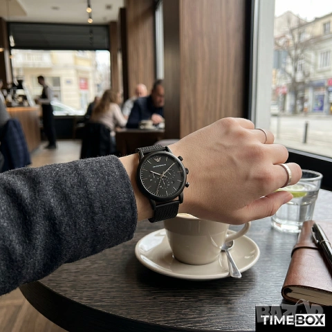 Emporio Armani AR1968 Luigi Classic Chronograph, снимка 5 - Мъжки - 41564259