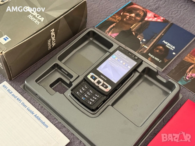 Като Нова Nokia N95 8GB - комплект, снимка 2 - Nokia - 54807352