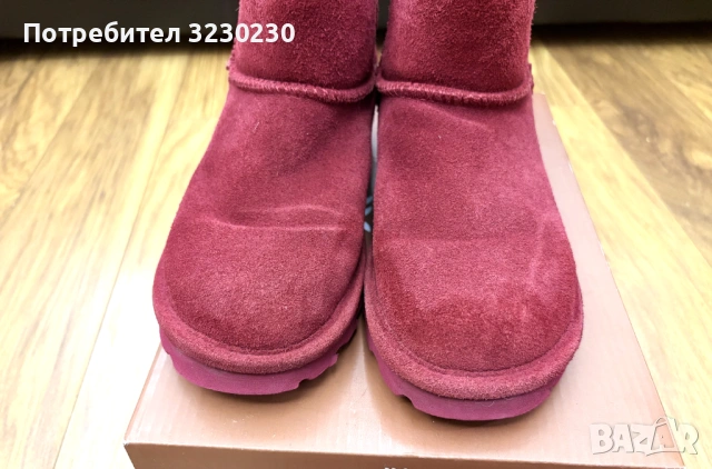 Дамски боти от естесвен велур на BearPaw, 36 размер, снимка 4 - Дамски боти - 54655120
