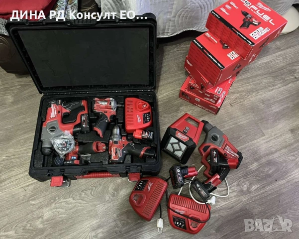 Комплект инструмент Milwaukee M12 Fuel