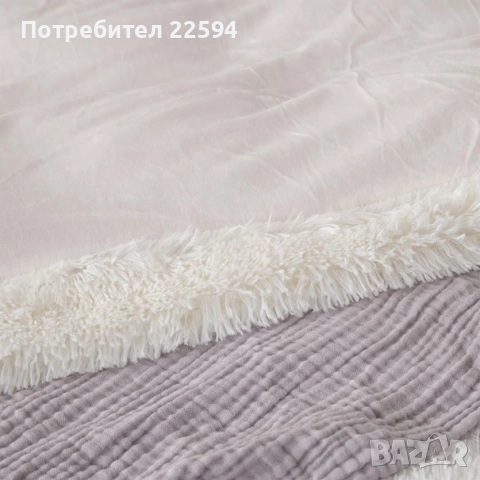 Комплект плюшено спално бельо, снимка 5 - Спално бельо - 54744919