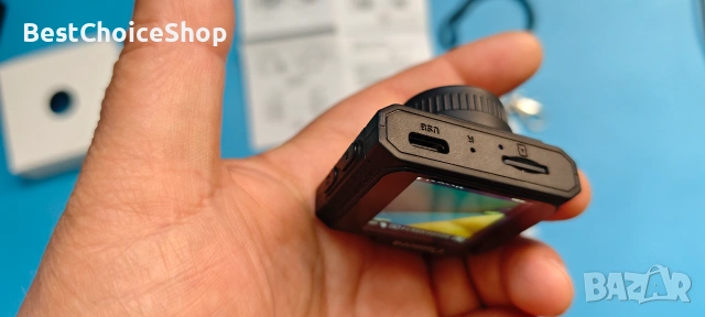мини цифров фотоапарат 64 мегапиксела, 4K HD, 64 GB памет, LED светкавица, снимка 5 - Фотоапарати - 54990328