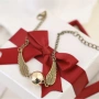 Гривна Harry Potter Golden Snitch & Deathly Hallows – Златиста/Сребриста, Метална сплав, 23 см 10122, снимка 8