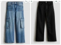 Дънки и гащеризони HM Zara Reserved Denim co 12-14 години, 152-164, снимка 1