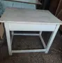 Стара дървена маса подходяща за работна, снимка 2