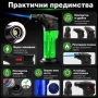 Мини газова горелка туристическа за къмпинг наргиле пури запалка сладкиши кухненска готвене малка, снимка 4