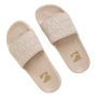 Дамски джапанки slides екрю с надпис Love EVA подметка_1250035, снимка 1