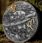 инвестиционна сребърна монета Дон кихот 2 оз 2 oz, снимка 2