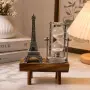 Декоративна фигурка Айфеловата кула и пясъчен часовник – стилна украса и подарък, снимка 1