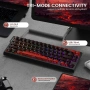 MAMBASNAKE Безжична геймърска клавиатура Attack Shark X68PRO HE с бърз тригер, снимка 10