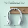 Преносим вентилатор за врата, вентилатор без лопатки Hands Free, 4000 mAh "Бял,  Розов  ,Зелен ", снимка 7