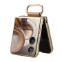 Xiaomi Mix Flip 2 калъф – PC+PU кожа, метално покритие, халка подставка, протектор, 4 цвята, снимка 7
