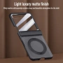 За Samsung Galaxy Z Flip8 Магнитен PC TPU Калъф със Стойка 360°, Матов Гръб и Скрийн Протектор от За, снимка 6