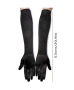 Черни дълги ръкавици, снимка 3