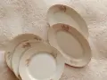 Изискан сервиз чинии, със златен кант, снимка 1