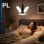Мощна LED сгъваема лампа 60W – Регулируемо осветление с 4 сгъваеми панела Код P2856, снимка 1