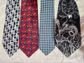 копринени вратовръзки Hermes, YSL, FERRE, Versace , снимка 2