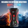 Преносим стартер за кола, 2000A, power bank USB x2, LED фенерче с 3 режима, снимка 6