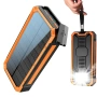 Соларна батерия 20000 mAh, PD20W Водоустойчиво слънчево зарядно устройство USB , снимка 1