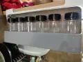 Органайзер за подправки за рафт / Органайзер / 7бр бурканчета; Органайзерът е със семпъл дизайн, кой, снимка 6