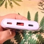 Преносима външна батерия с капацитет от 10000 mAh.Тегло от 16 д и размери 7х10х2 ст, снимка 2