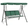Градинска пейка-люлка със сенник - различни цветове, снимка 2