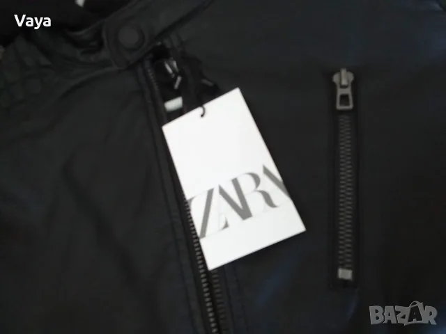 Детско кожено яке Zara, р-р 140, снимка 9 - Детски якета и елеци - 55354916