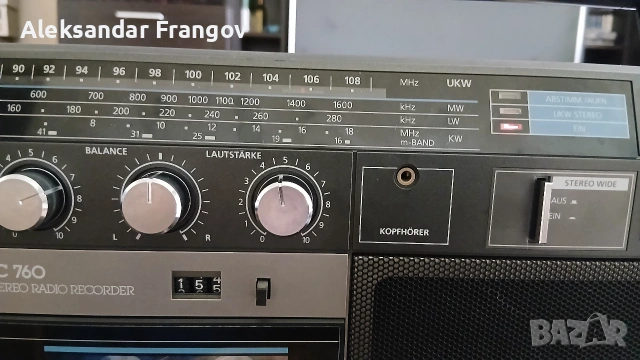 TELEFUNKEN RC 760 , снимка 3 - Радиокасетофони, транзистори - 54775858