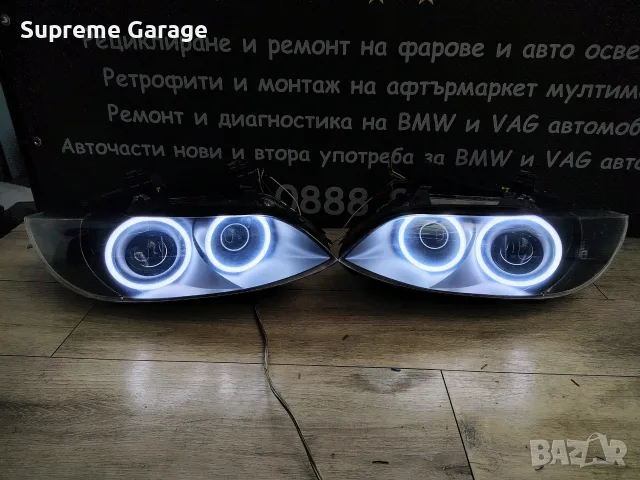Къстъм Фарове за BMW E92 Преди фейслифт ксенон/би лед Custom Headlights BMW E92 Bi-LED Conversation, снимка 5 - Части - 55314508