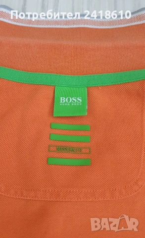 Hugo Boss Paddy Pique Cotton  Mens Size S ОРИГИНАЛНА Тениска!, снимка 4 - Тениски - 54740968