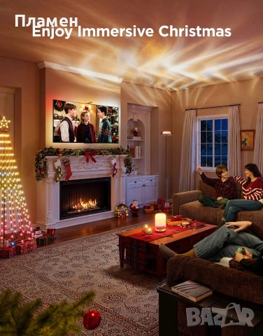 Govee Uplighter Floor Lamp RGBIC Smart LED Подова Лампа Alexa Google, снимка 17 - Лед осветление - 55002397