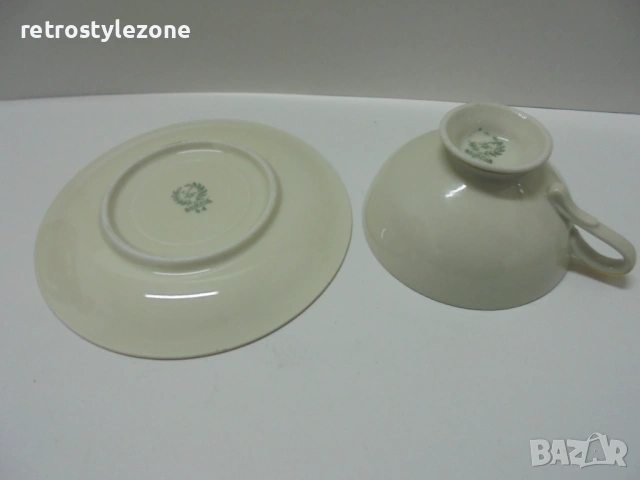 № 8567 Порцеланов сет „Bavaria“ – чаша с чинийка   , снимка 3 - Други ценни предмети - 54196761