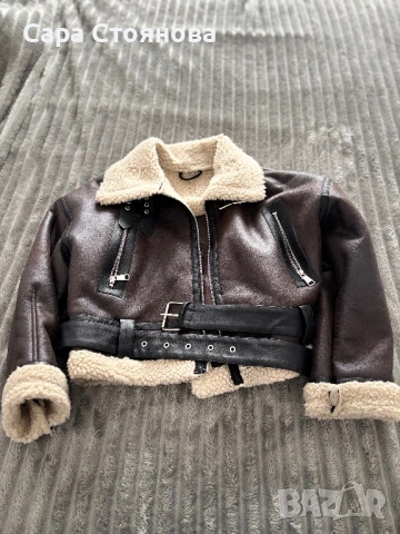 Кожено късо яке 